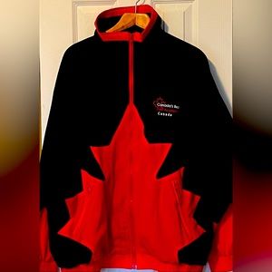 Maple Leaf Emblem Sports Jacket